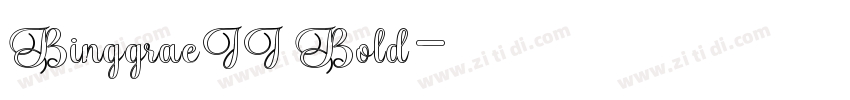 BinggraeII Bold字体转换